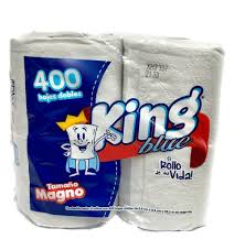 King Blue Papel Higiénico Tamaño Magno